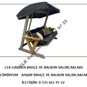 CLK Garden Alüminyum Victoria Bahçe Balkon Teras Salıncak