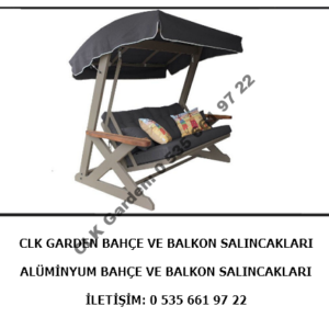 CLK Garden Alüminyum Sapanca Bahçe Balkon Teras Salıncak Çapraz Ayak Cross