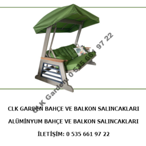 CLK Garden Alüminyum Akçay Bahçe Balkon Teras Salıncak