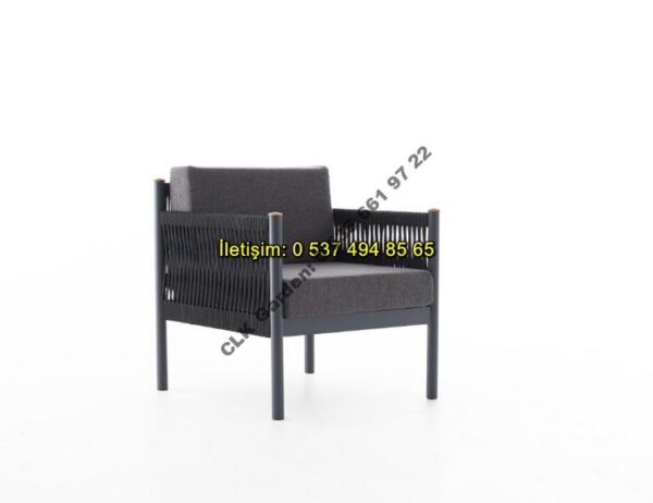 CLK Garden Angora Alüminyum Bahçe ve Balkon Mobilya Takımı 3+1+1+OS - Görsel 5