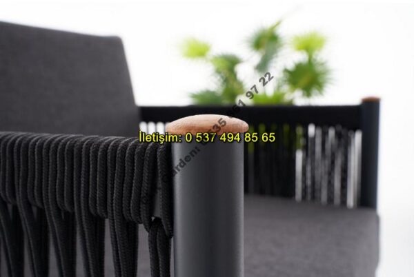 CLK Garden Angora Alüminyum Bahçe ve Balkon Mobilya Takımı 3+1+1+OS - Görsel 4