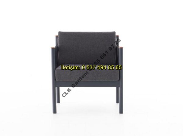 CLK Garden Angora Alüminyum Bahçe ve Balkon Mobilya Takımı 3+1+1+OS - Görsel 3