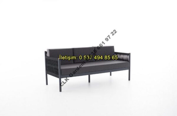 CLK Garden Angora Alüminyum Bahçe ve Balkon Mobilya Takımı 3+1+1+OS - Görsel 12
