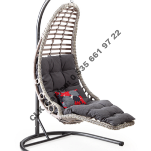 CLK Garden Rattan Bodrum Beyaz Bahçe Balkon Teras Salıncakları
